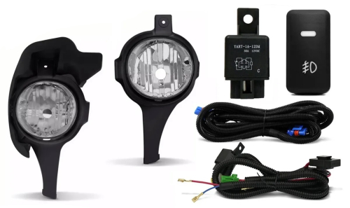 FAROL DE MILHA HILUX SRV SR 2005 > 2008 BOTÃO MODELO ORIGINAL SHOCKLIGHT