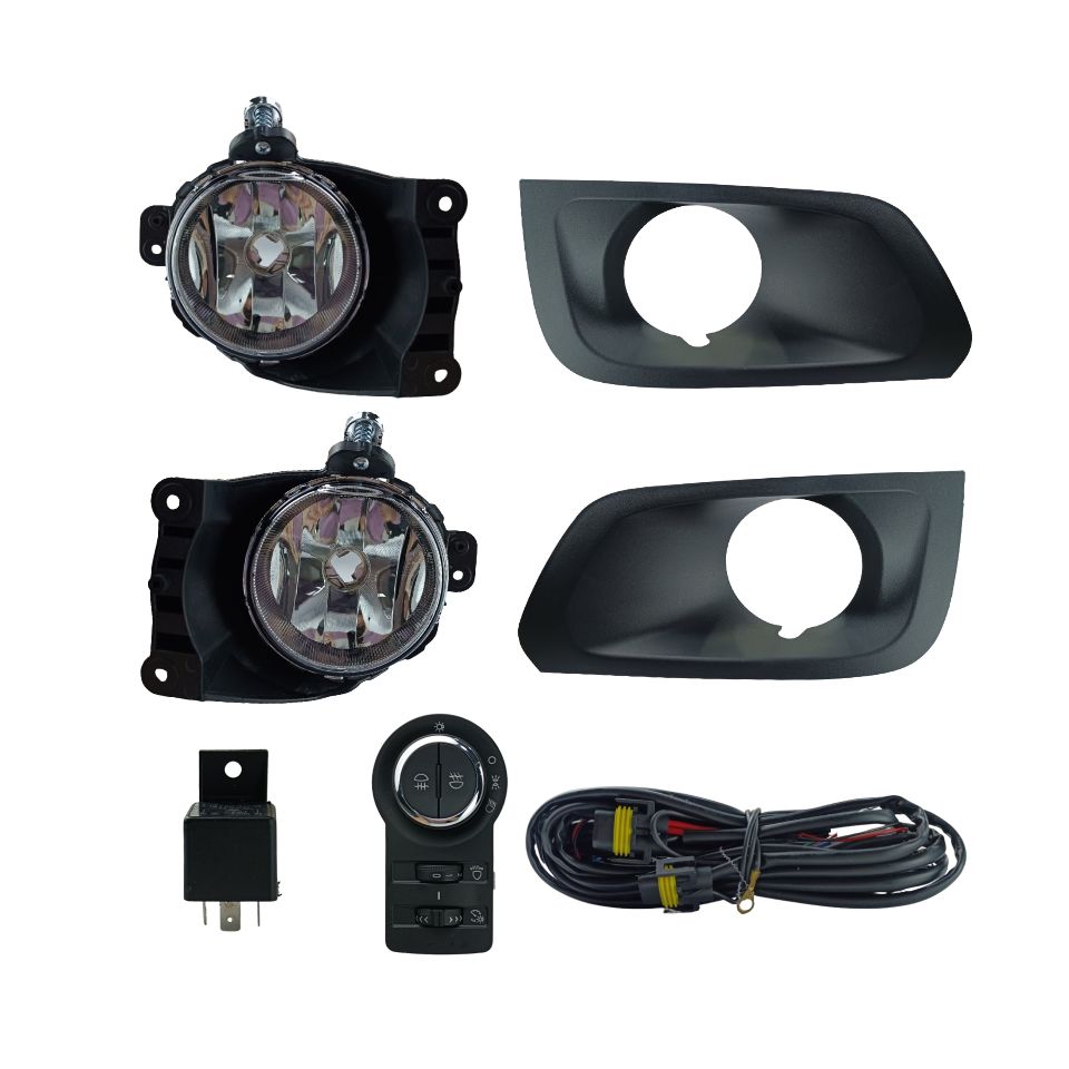 FAROL DE MILHA ONIX LT/ PRISMA 2017 / 2019 BOTÃO BIPARTIDO AZUL