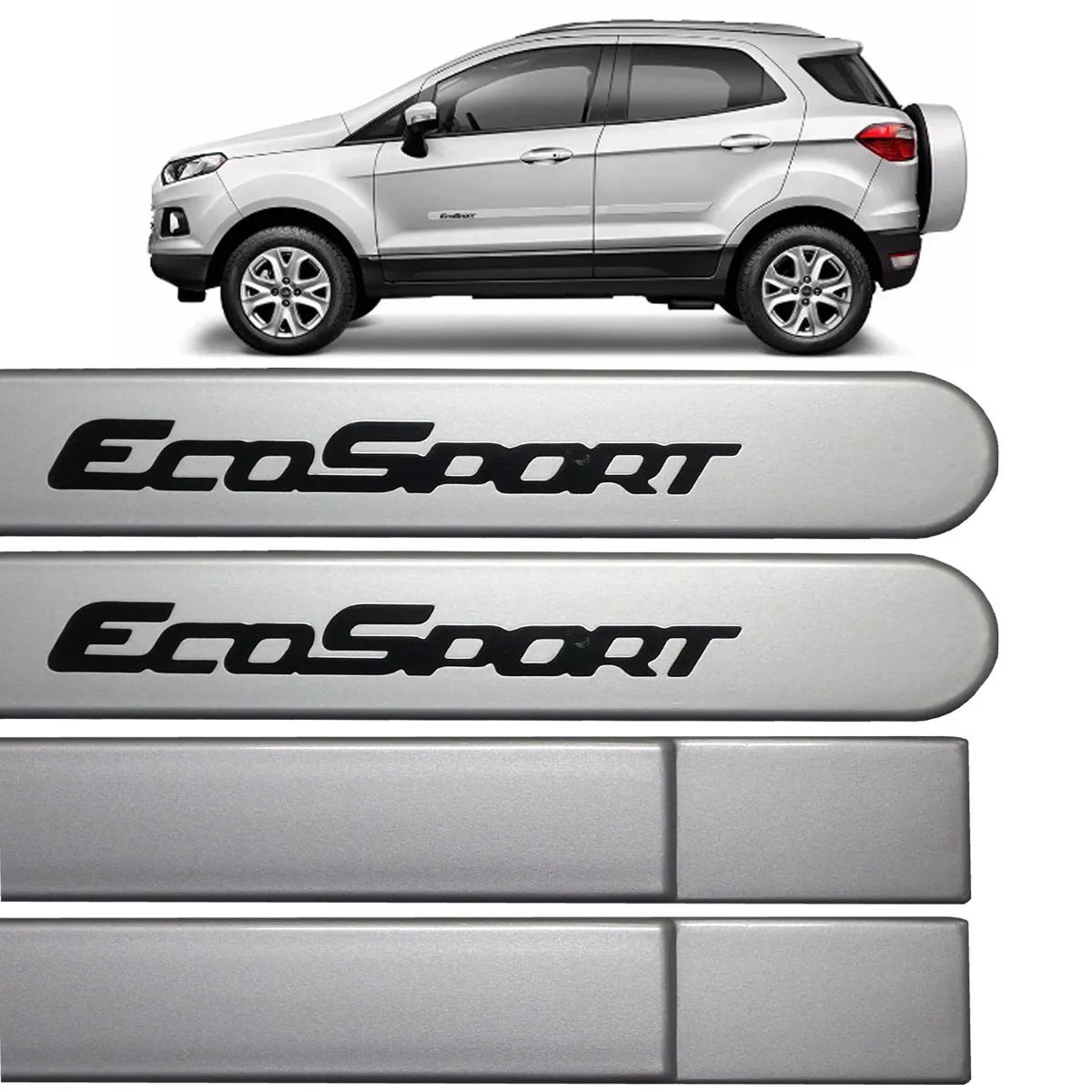 FRISO LATERAL ECOSPORT 2013 PRATA ENSEADA