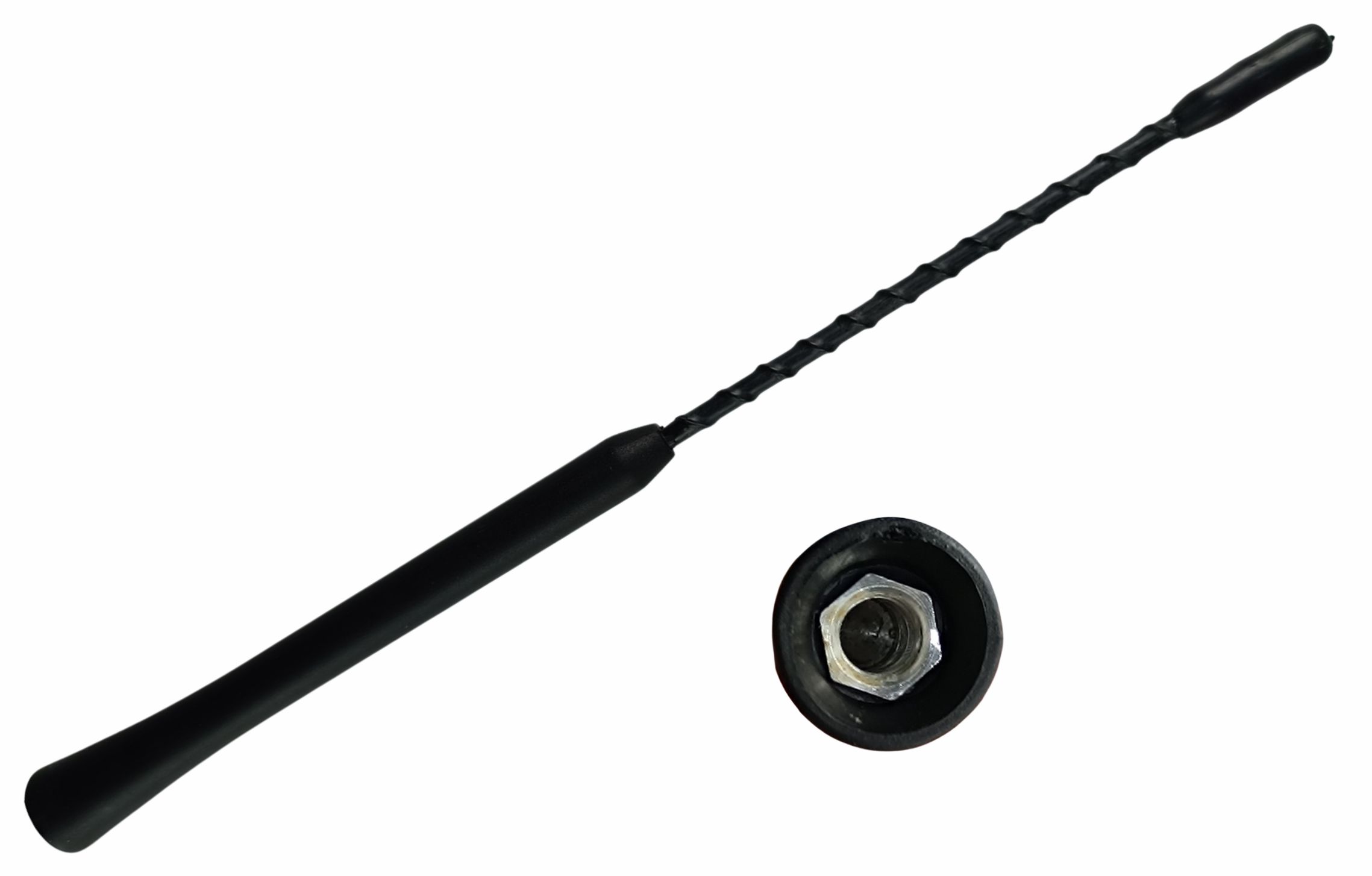 HASTE P/ ANTENA ESPIRAL UNIVERSAL 3 ENCAIXES M6/M5/M4 CINOY