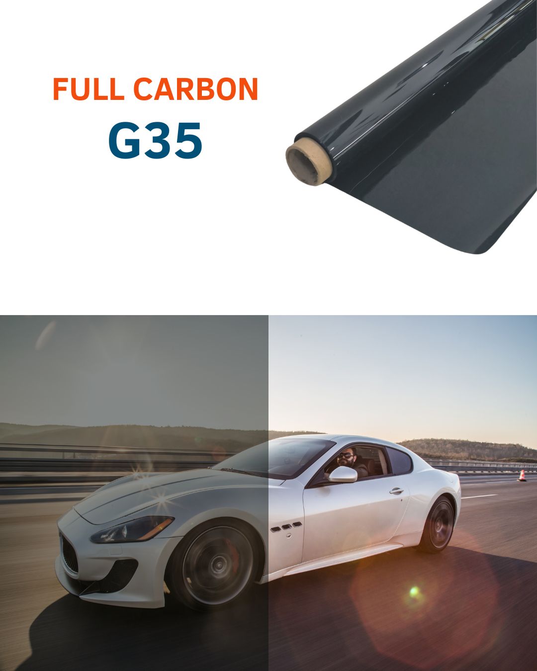 INSULFILM G35 CARBONO 15 MTS FORCE FULL