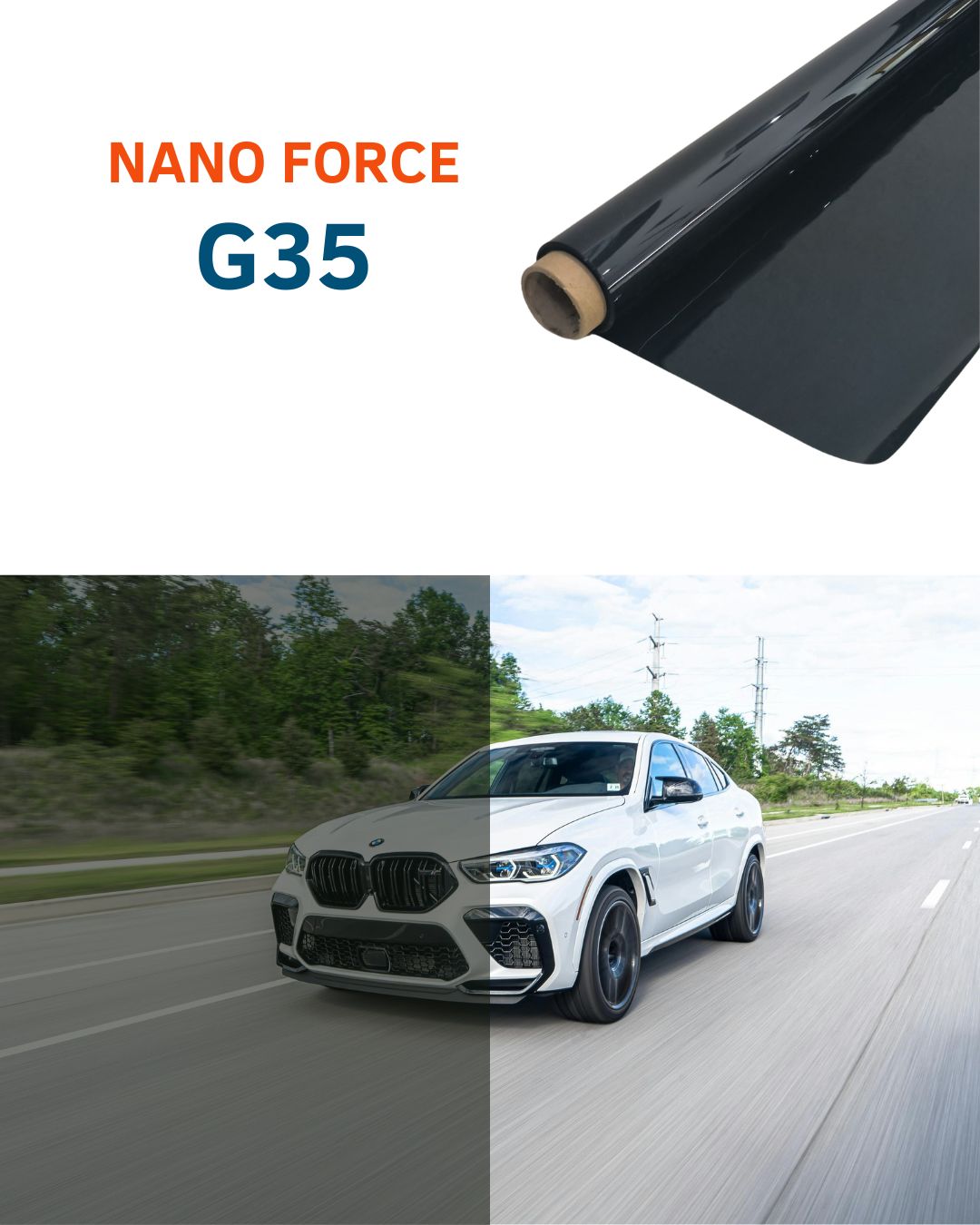 INSULFILM G35 IR95% NANO CERAMICA 7,5 MTS FORCE FULL