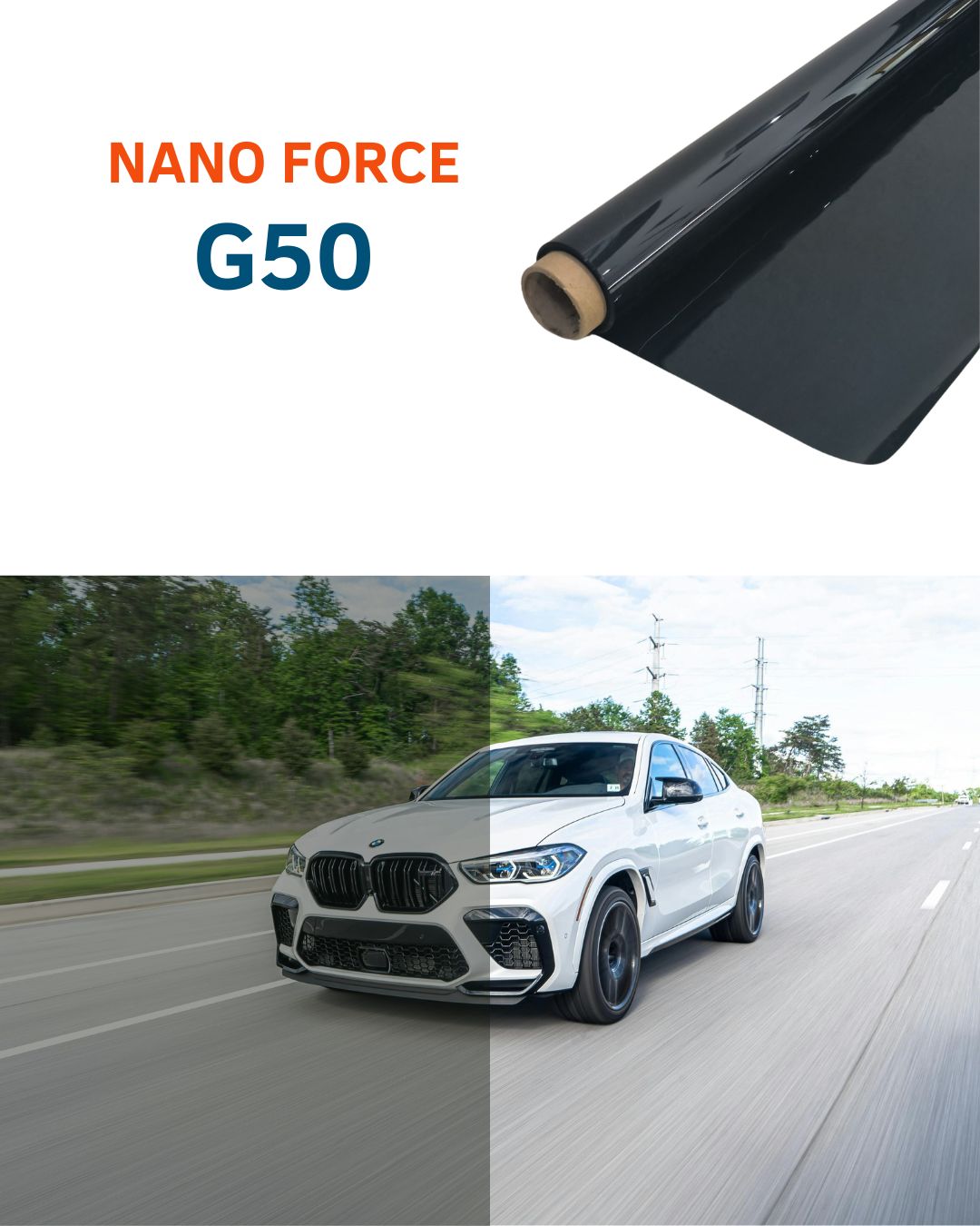 INSULFILM G50 IR96% NANO CERAMICA 7,5 MTS FORCE FULL