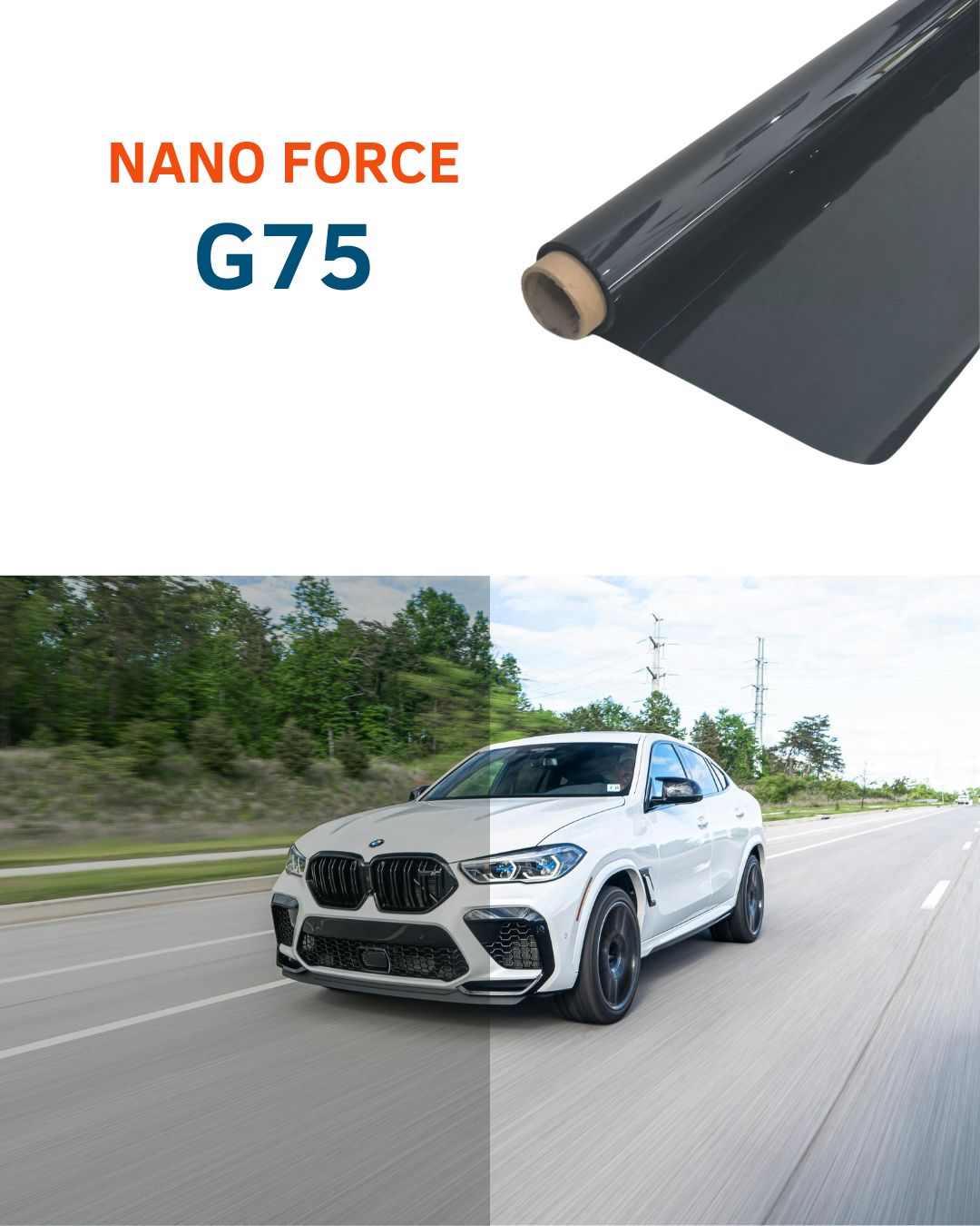 INSULFILM G75 IR94% NANO CERAMICA 7,5 MTS FORCE FULL