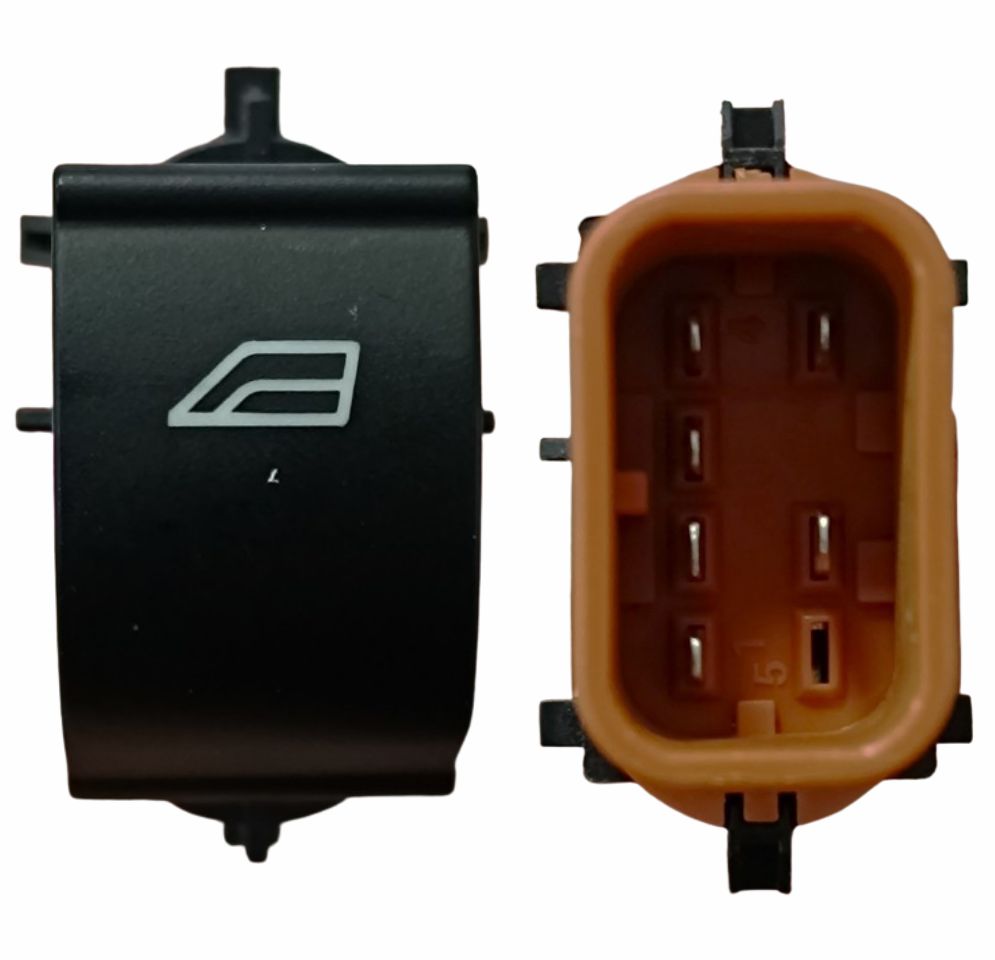 INTERRUPTOR VIDRO ELETRICO FORD ECOSPORT FIESTA RANGER 07 A 12 SIMPLES