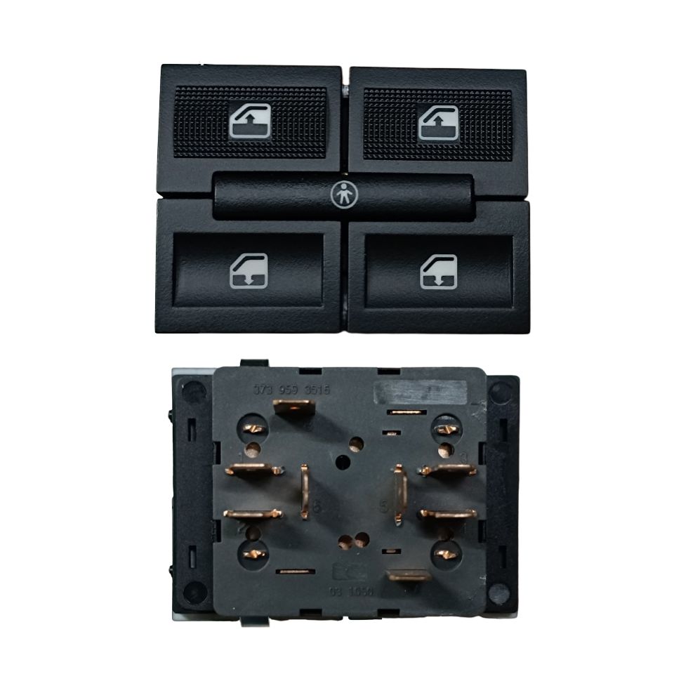 INTERRUPTOR VIDRO GOL G4 DUPLO C/ BLOQUEIO KITGLASS