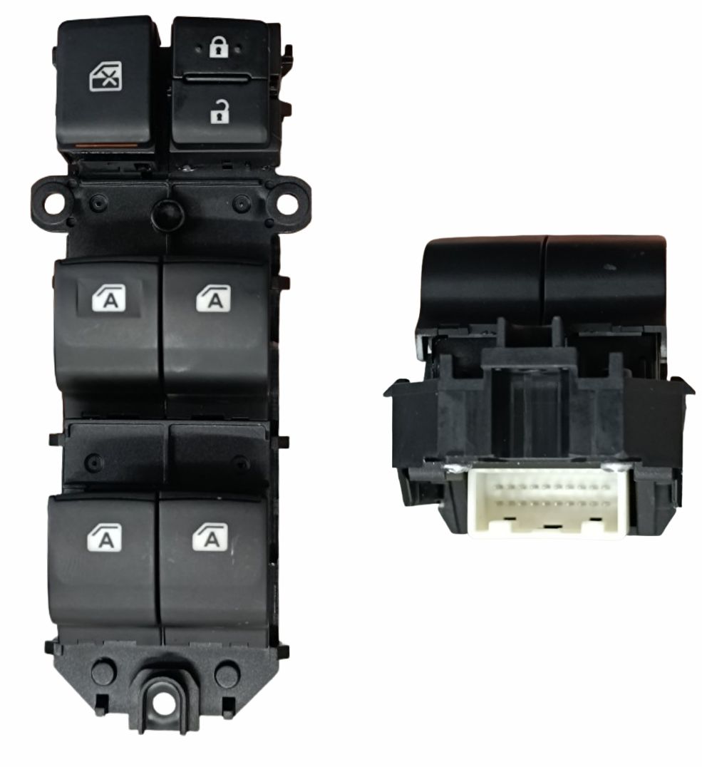 INTERRUPTOR VIDRO HILUX E SW4 SRX 2016 / 2020 20 PINOS QUADRUPLO