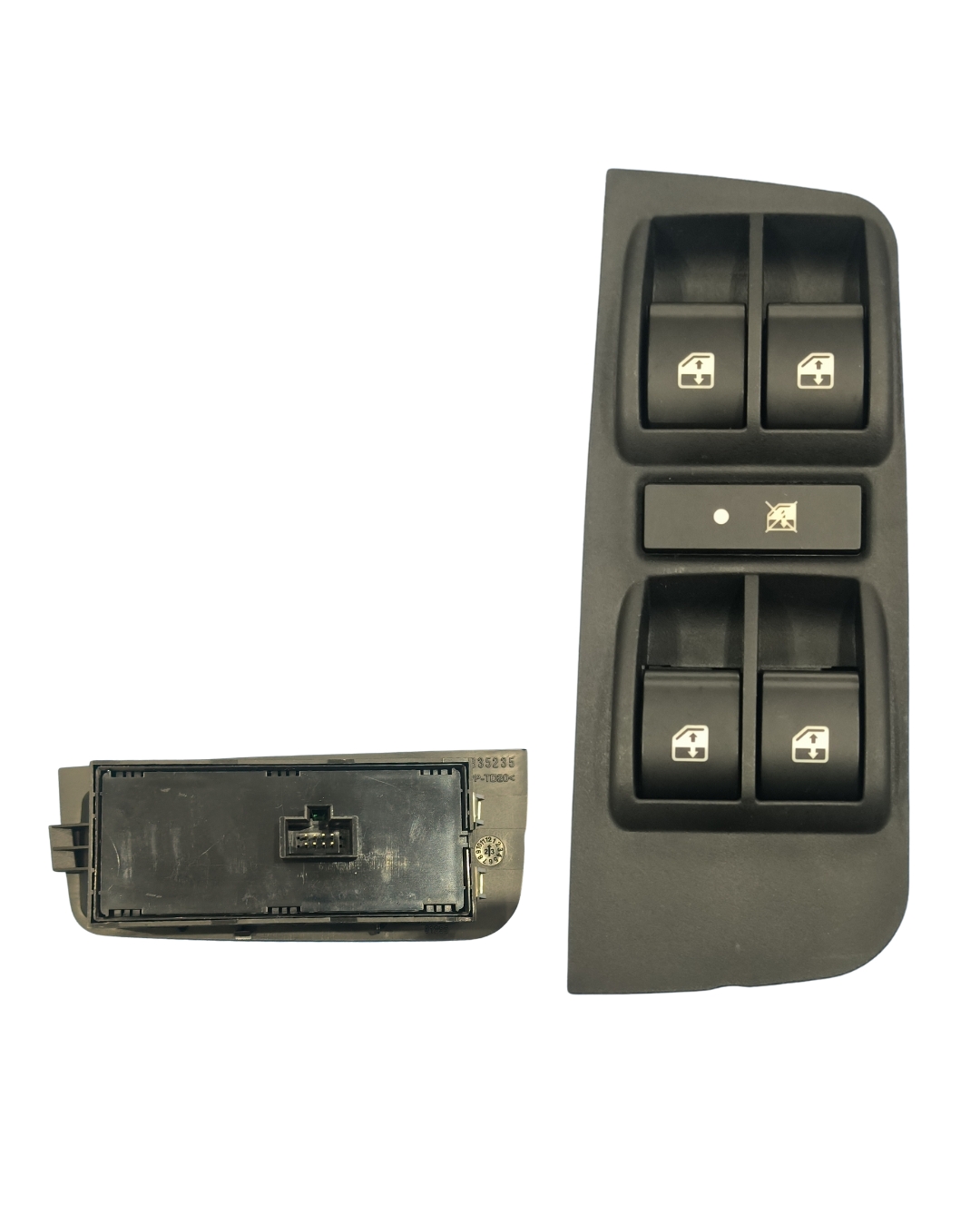 INTERRUPTOR VIDRO QUADRUPLO GRAND SIENA / PALIO 2012 / 2015 8 PINOS LED VERMELHO CINOY