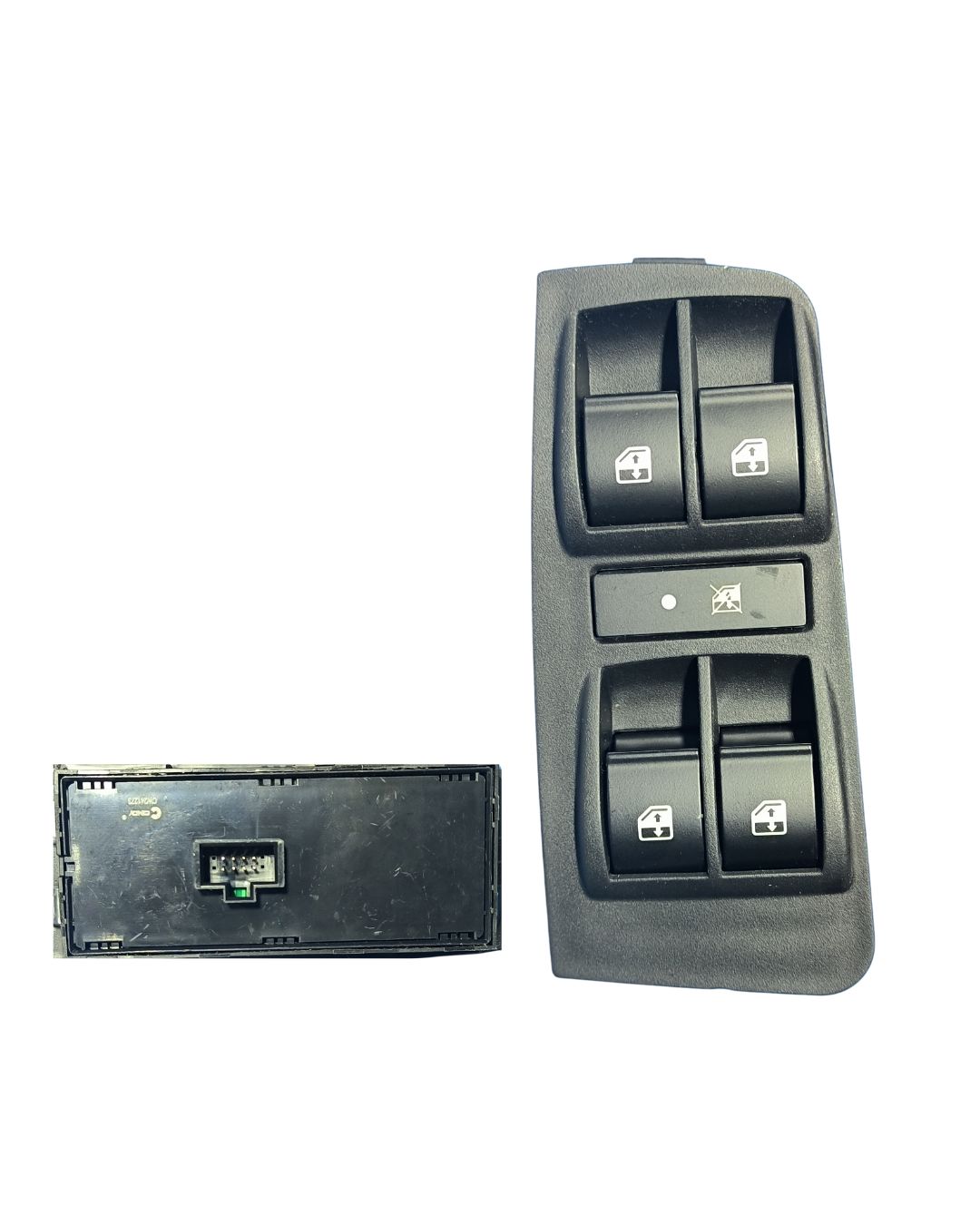 INTERRUPTOR VIDRO QUADRUPLO SIENA / PALIO 2003 > 8 PINOS LED VERMELHO CINOY