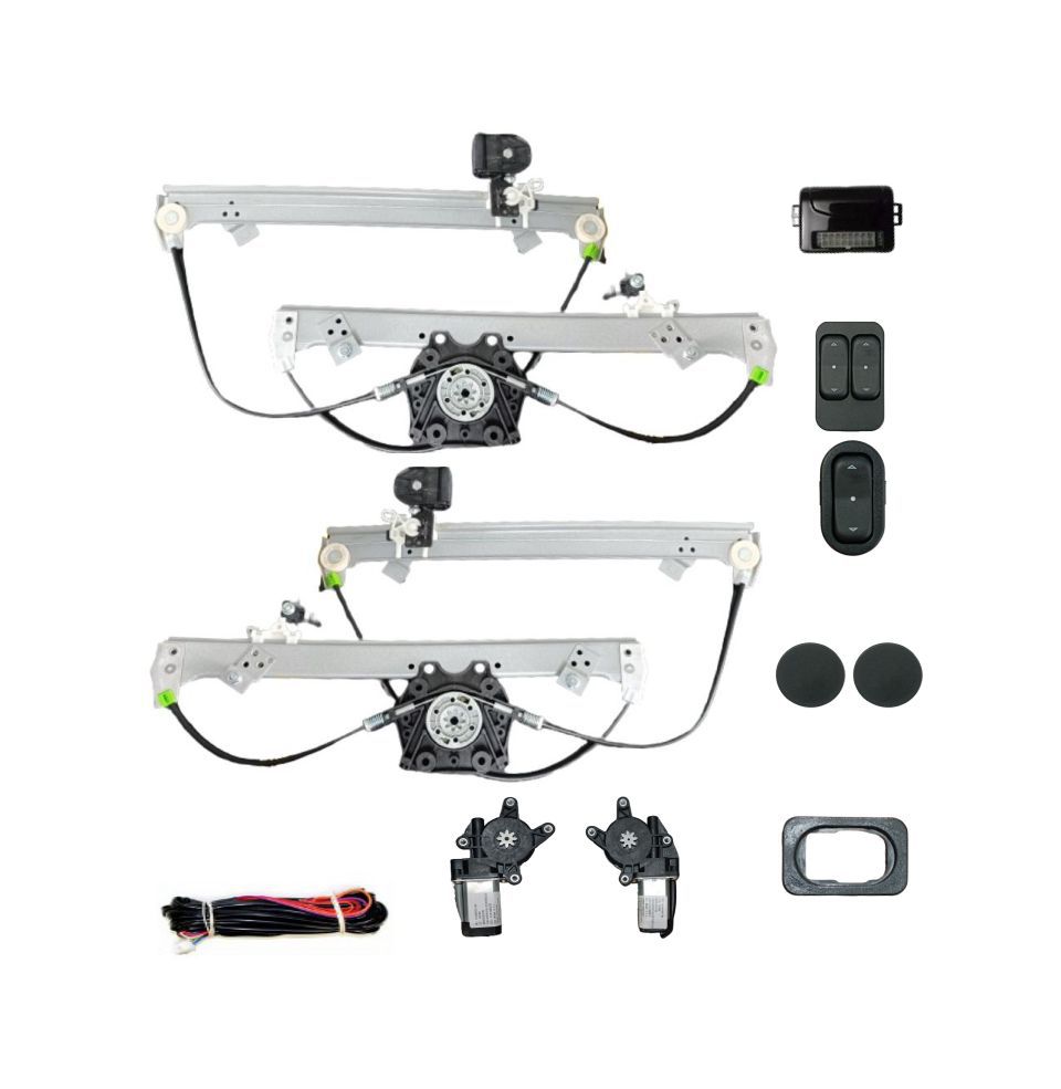 KIT VIDRO AGILE 4P DIANT. NOVA MONTANA 2P MODULO AW52OEM C/ ANTIESMAGAMENTO