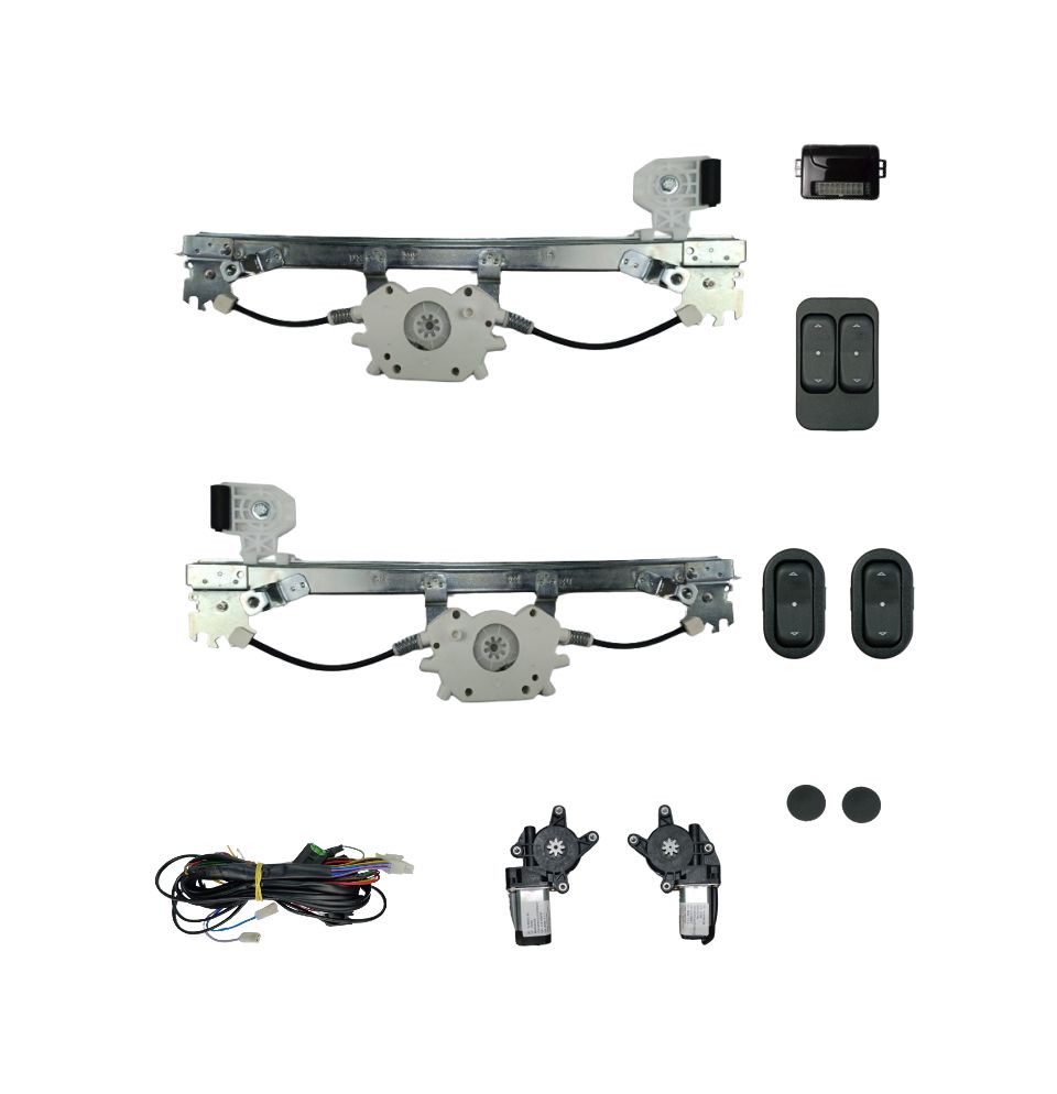 KIT VIDRO AGILE 4P TRASEIRO MODULO AW52OEM C/ ANTIESMAGAMENTO