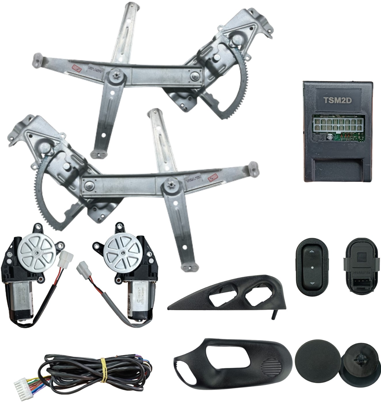 KIT VIDRO CORSA CLASSIC 4P DIANT. CHAVE ASTRA MODULO S/ ANTIESMAGAMENTO