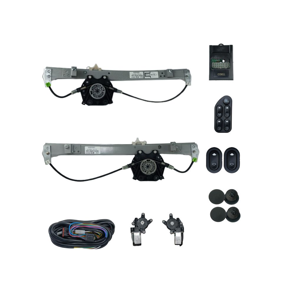 KIT VIDRO FIESTA AMAZOM 4P TRASEIRO C/ MODULO TSM2D S/ ANTIESMAGAMENTO