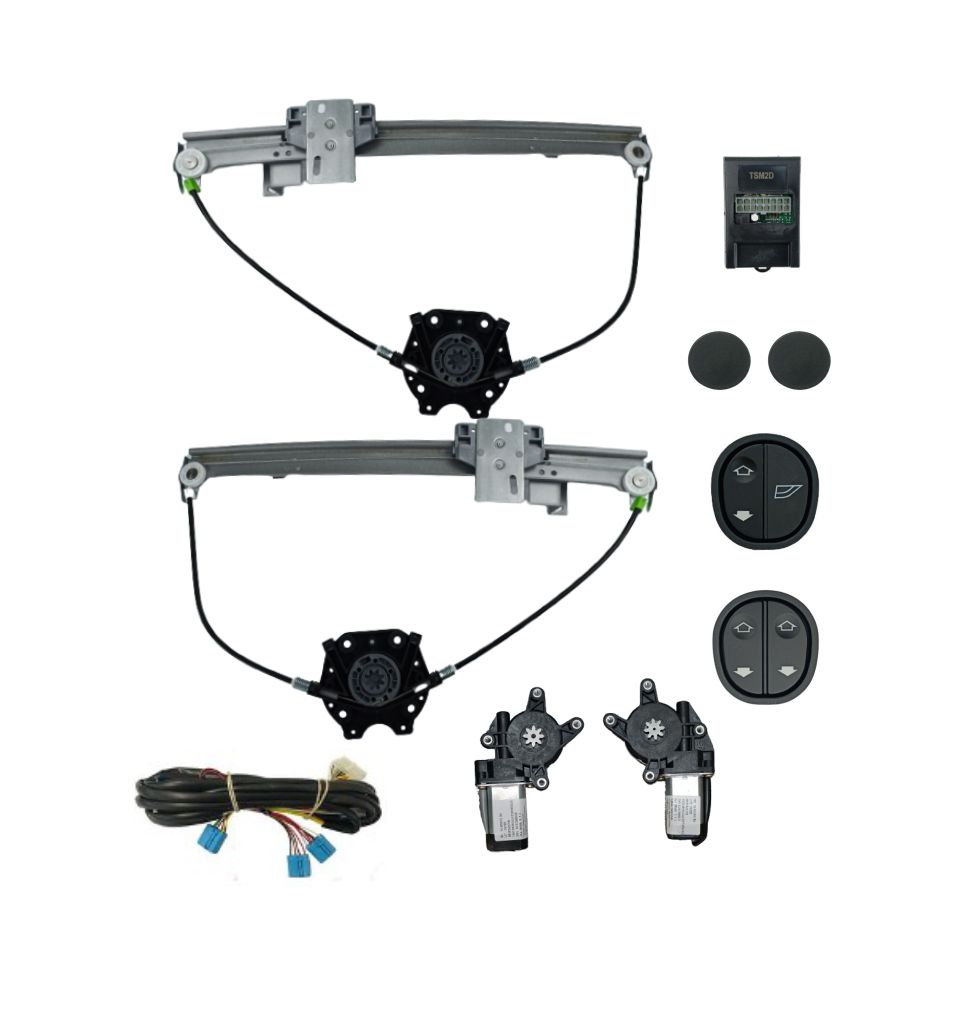 KIT VIDRO FORD KA 2 PORTAS 1997 ATE 2013 C/ MODULO TSM2D S/ ANTIESMAGAMENTO