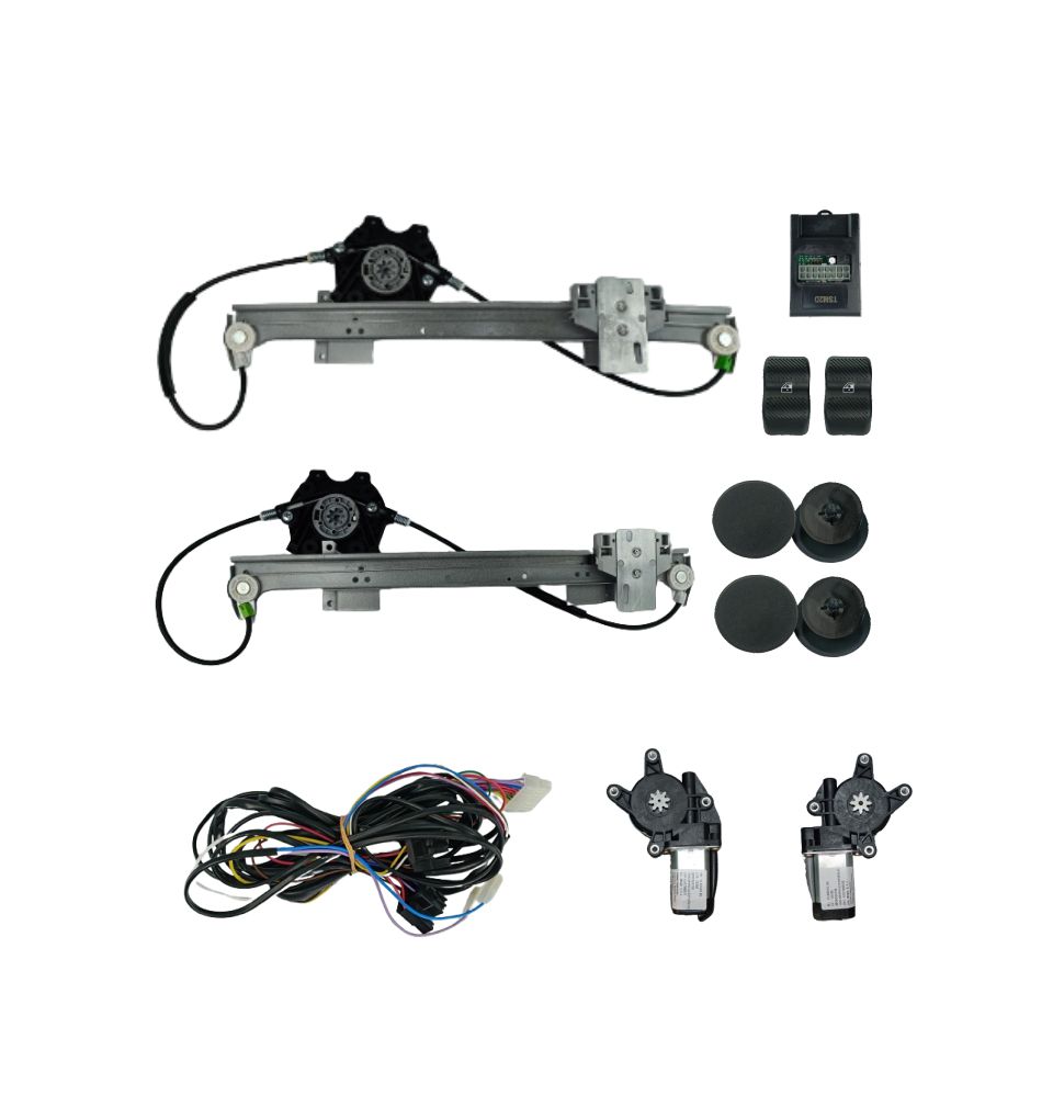 KIT VIDRO GOL BOLA 2 PORTAS INTERRUPTOR NO PAINEL MODULO TSM2D