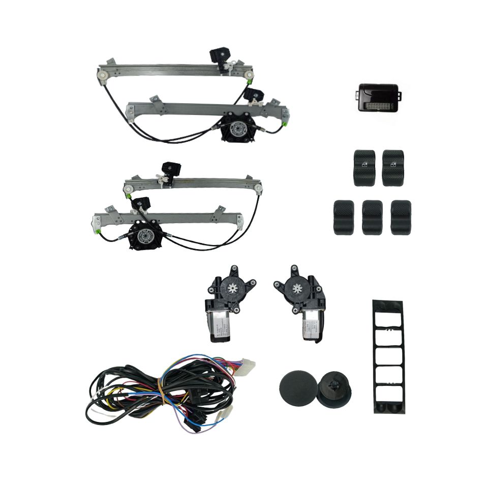 KIT VIDRO GOL BOLA 4P DIANT. SAVEIRO BOLA 2P INTERRUPTOR NO PAINEL GRADE E TAPA BUR. MODULO AW52OEM