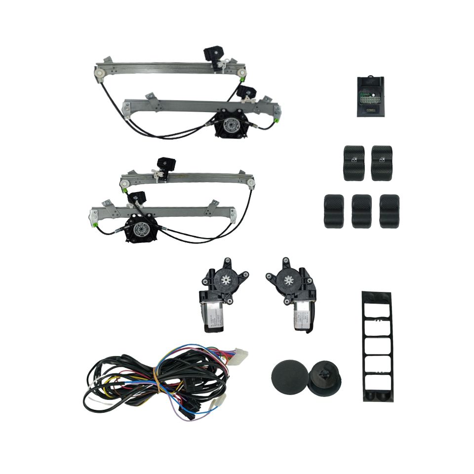 KIT VIDRO GOL BOLA 4P DIANT. SAVEIRO BOLA 2P INTERRUPTOR NO PAINEL GRADE E TAPA BURACO MODULO TSM2D