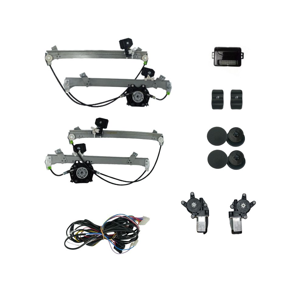 KIT VIDRO GOL BOLA 4P DIANT. SAVEIRO BOLA 2P INTERRUPTOR NO PAINEL MODULO AW52OEM