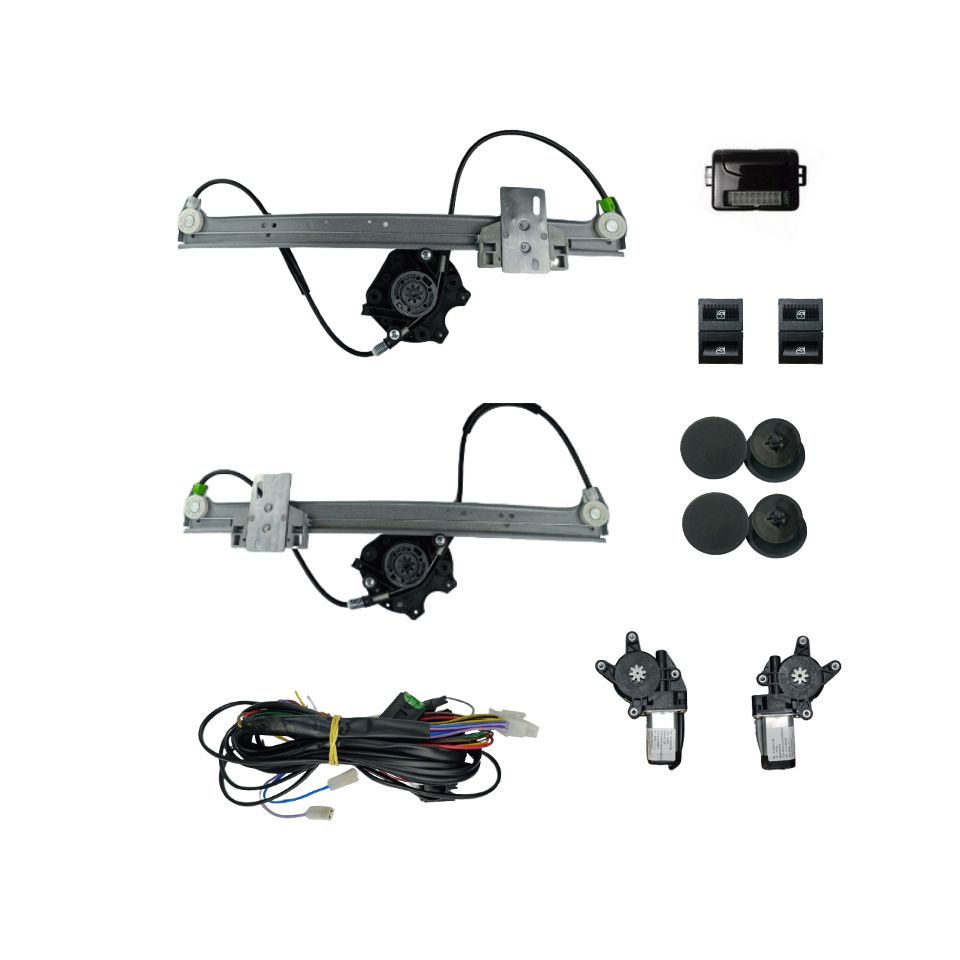 KIT VIDRO GOL G3 2 PORTAS INTERRUPTOR NO PAINEL MAQUINA ASAP MODULO AW52OEM