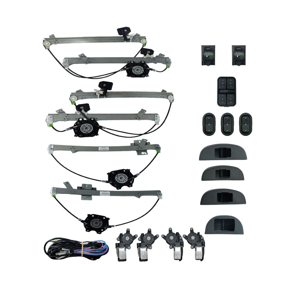 KIT VIDRO GOL G4 4P COMPLETO MODULO TSM2D SEM ANTIESMAGAMENTO