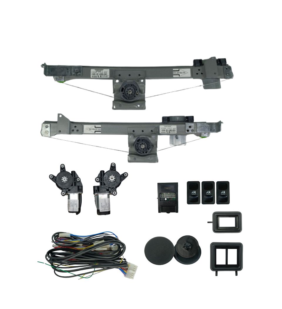 KIT VIDRO GOL QUADRADO / PARATI 2 PORTAS INTERRUPTOR NAS PORTAS MODULO TSM2D