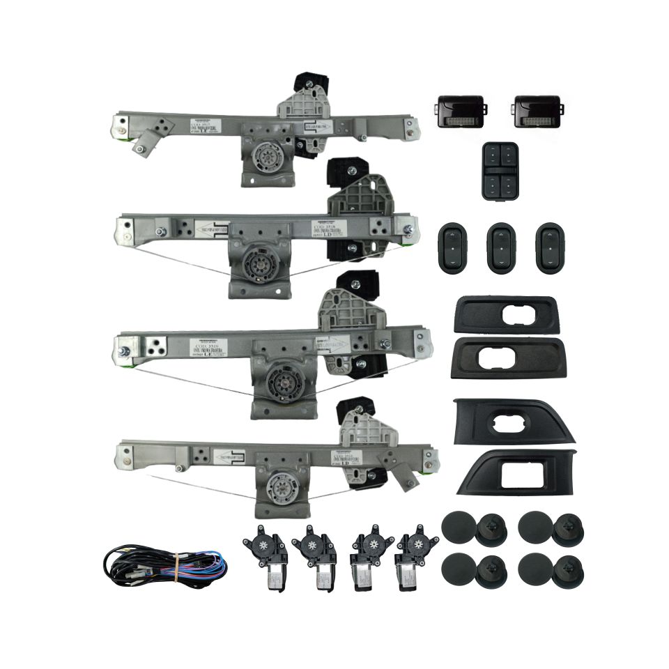 KIT VIDRO ONIX 2012 EM DIANTE PRISMA 2013 EM DIANTE 4P COMPLETO MODULO AW52 C/ ANTIESMAGAMENTO