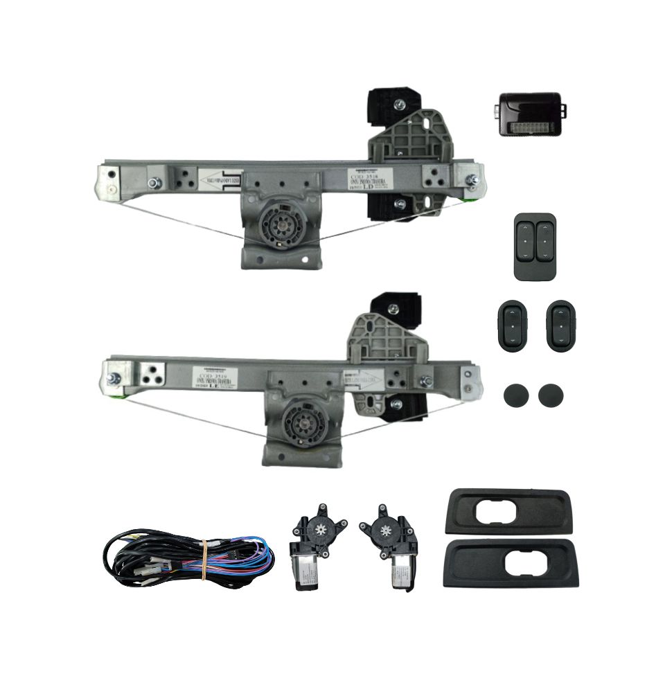 KIT VIDRO ONIX 4P TRASEIRO C/ SUBCONJUNTO CELTA MODULO AW52OEM C/ ANTIESMAGAMENTO