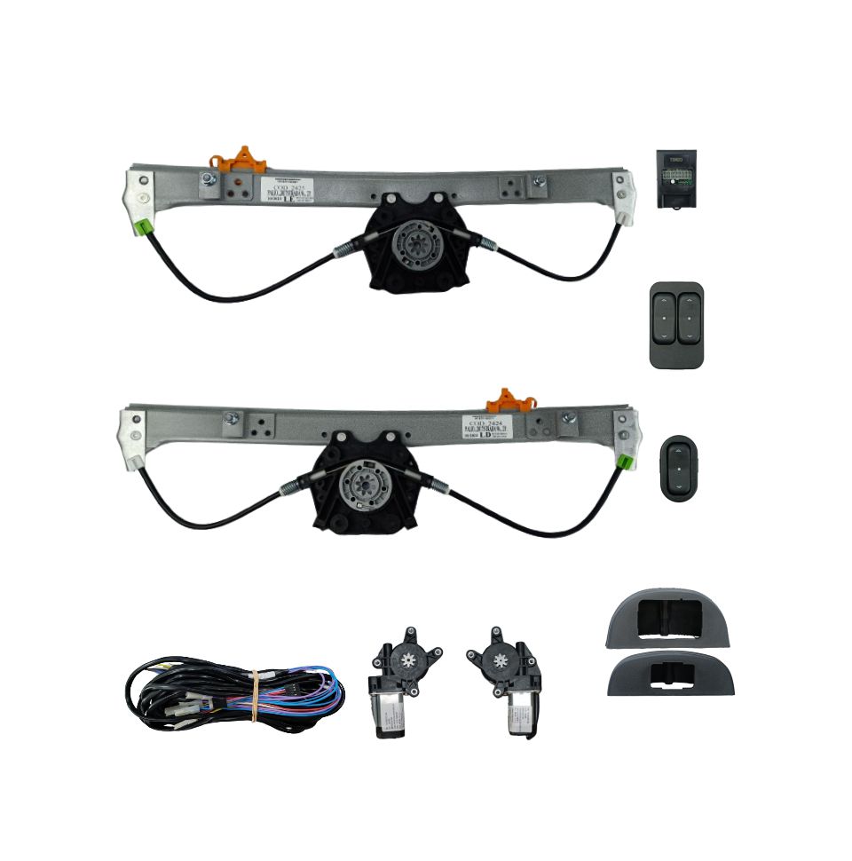 KIT VIDRO PALIO FIRE / STRADA 2 PORTAS MODULO TSM2D SEM ANTIESMAGAMENTO COM INTER DO CELTA