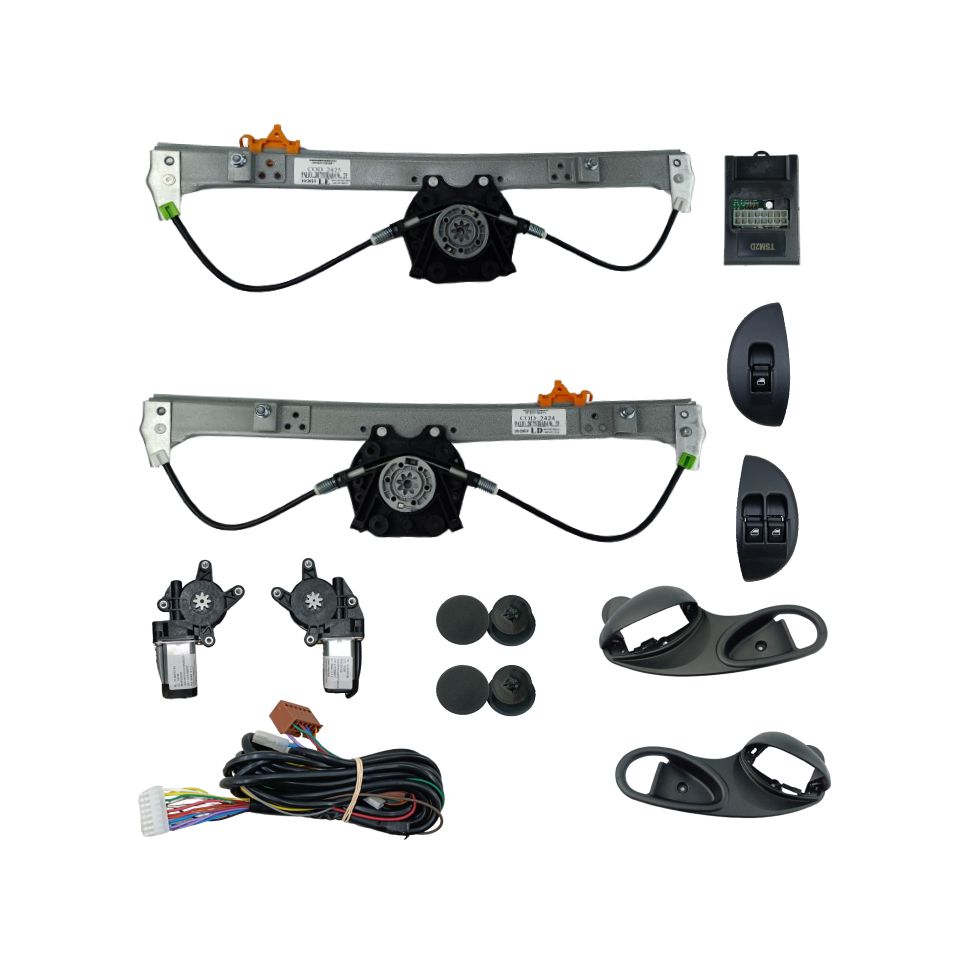 KIT VIDRO PALIO YOUNG / STRADA 2 PORTAS MODULO TSM2D SEM ANTIESMAGAMENTO
