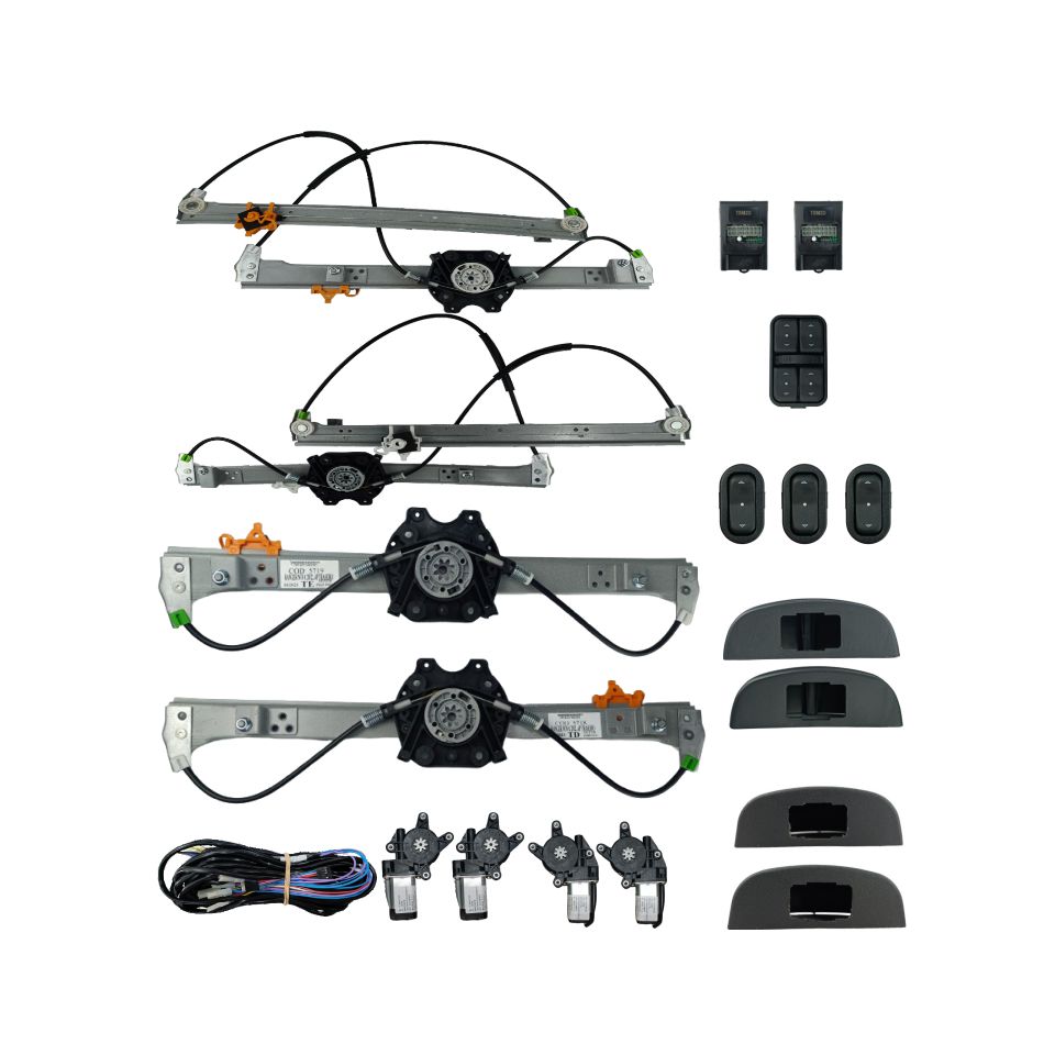 KIT VIDRO RANGER 2012 EM DIANTE COMPLETA MODULO TSM2D S/ ANTIESMAGAMENTO COM SUBCONJUNTO DO CELTA