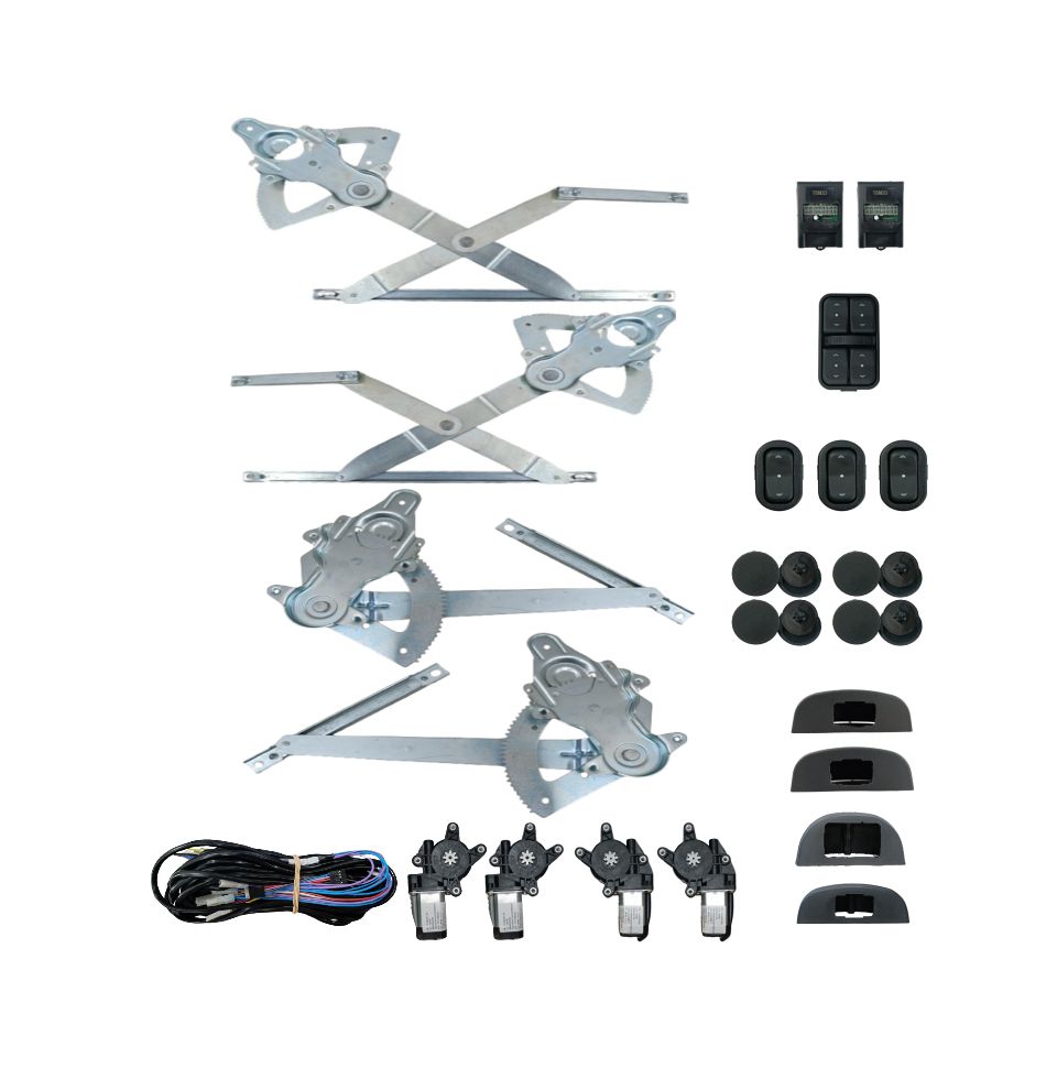 KIT VIDRO S10 4P COMPLETO 2012 EM DIANTE SUBCONJUNTO DO CELTA MODULO TSM2D S/ ANTIESMAGAMENTO