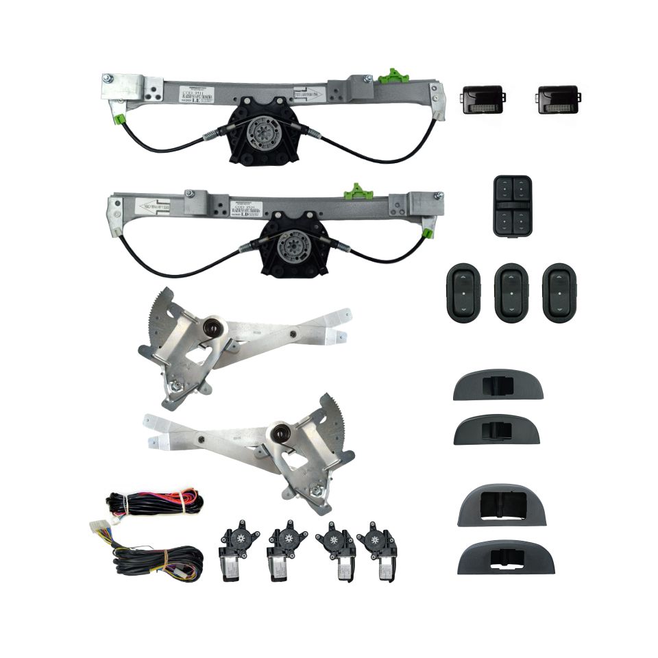 KIT VIDRO S10 ANTIGA TRASEIRA MODULO AW52OEM C/ ANTIESMAGAMENTO