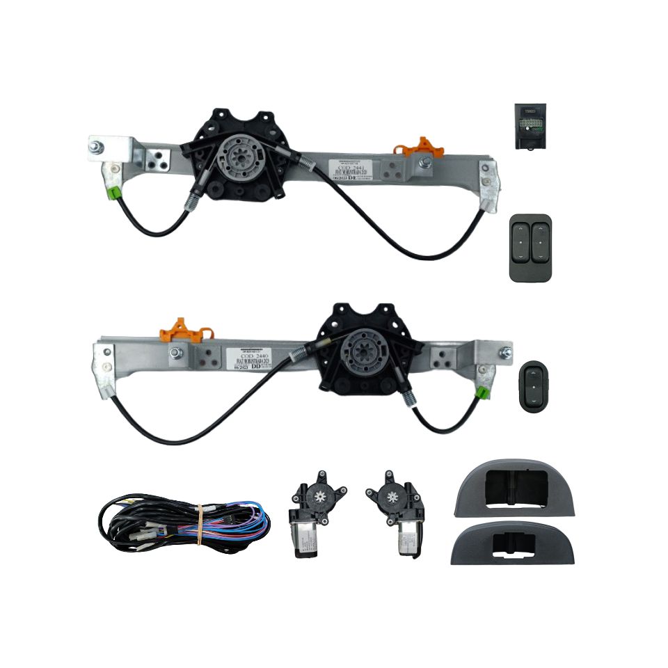 KIT VIDRO STRADA 2021 EM DIANTE MOBI 4P DIANT. SUB CELTA LED AMBAR MODULO TSM2D SEM ANTIESMAGAMENTO