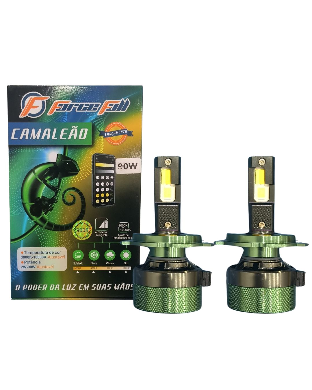 lampada-led-camaleÃo-3000---10000k-ajustavel-h4---h19-180w-par-12v-force-full