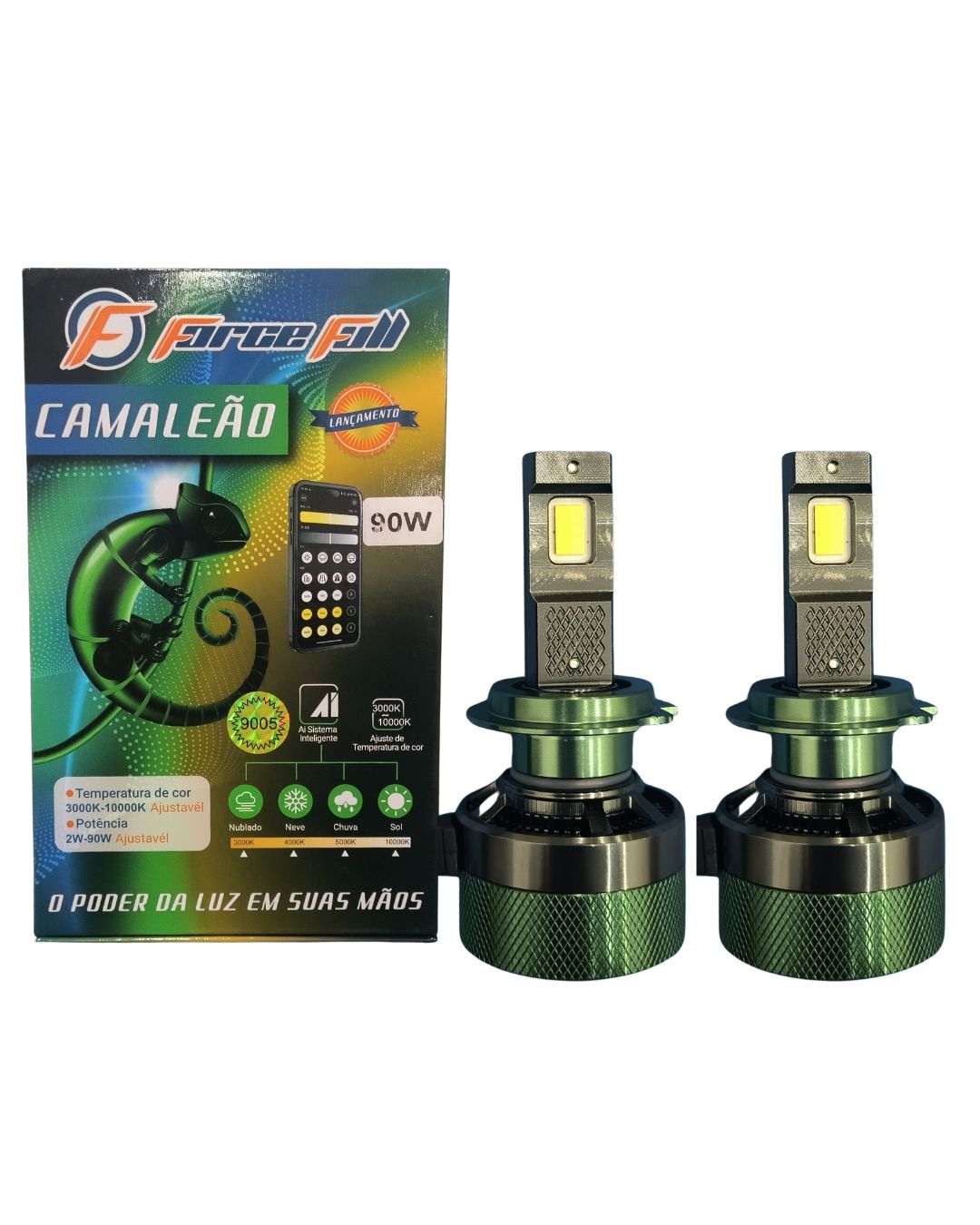 lampada-led-camaleÃo-3000---10000k-ajustavel-h7-180w-par-12v-force-full