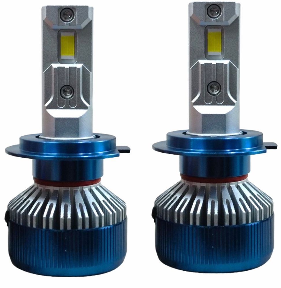 LAMPADA LED H7 130W PAR Y2 DISSIPADOR AZUL FORCE FULL