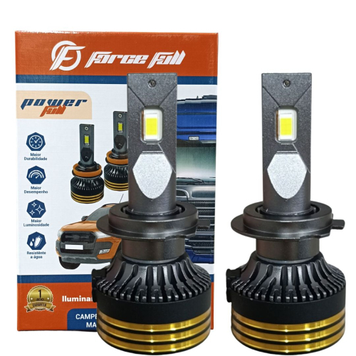 LAMPADA LED POWER FULL H7 120W PAR 24V TRUCK C/ CANCELLER FORCE FULL