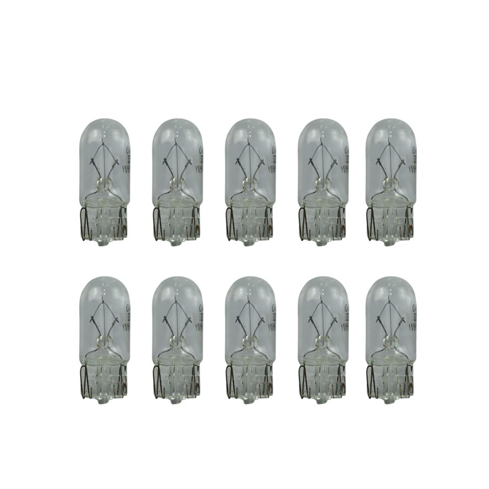 LAMPADA PINGAO 2825 T 10 12V 5W COMUM CX C/ 10 UNID.
