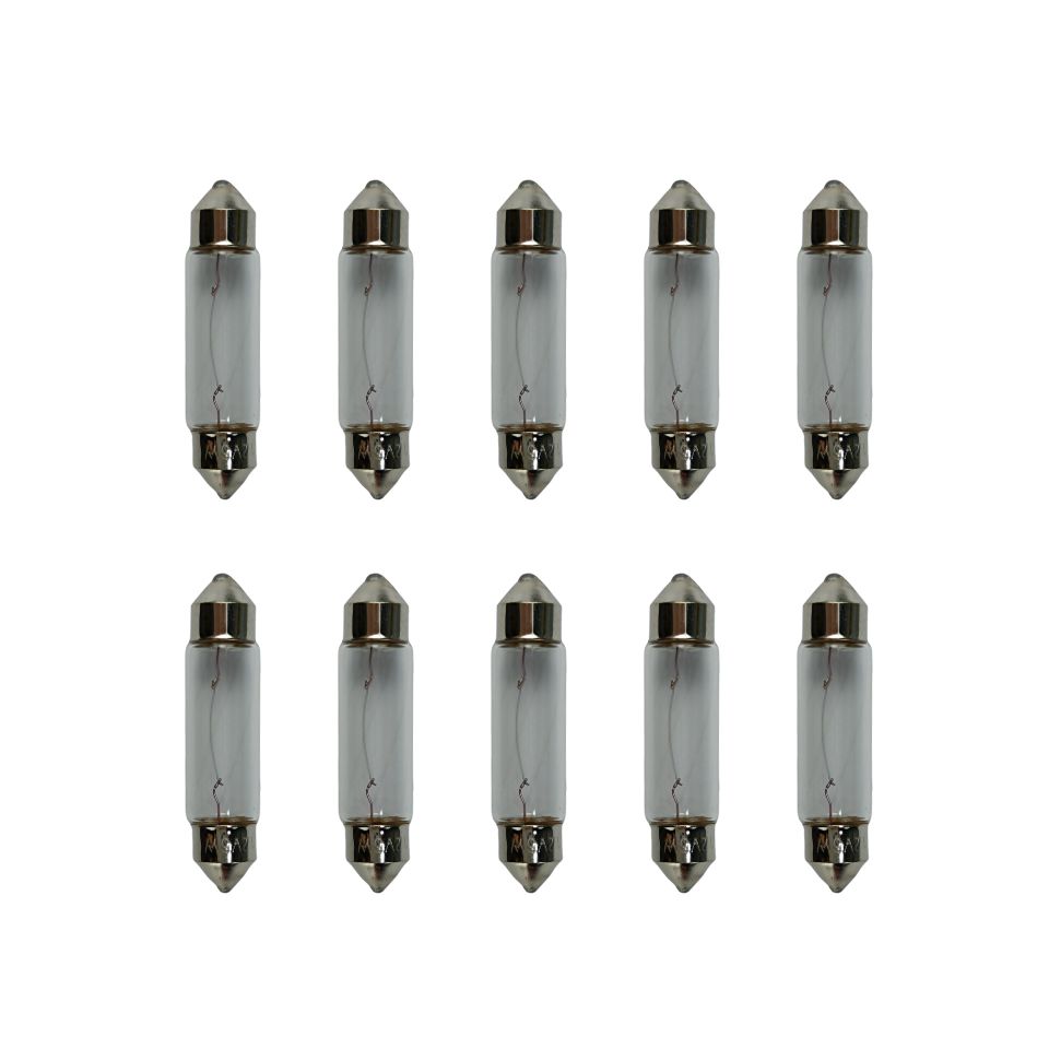 LAMPADA TORPEDO 41MM 12V 5W COMUM CINOY CX C/10 UNID