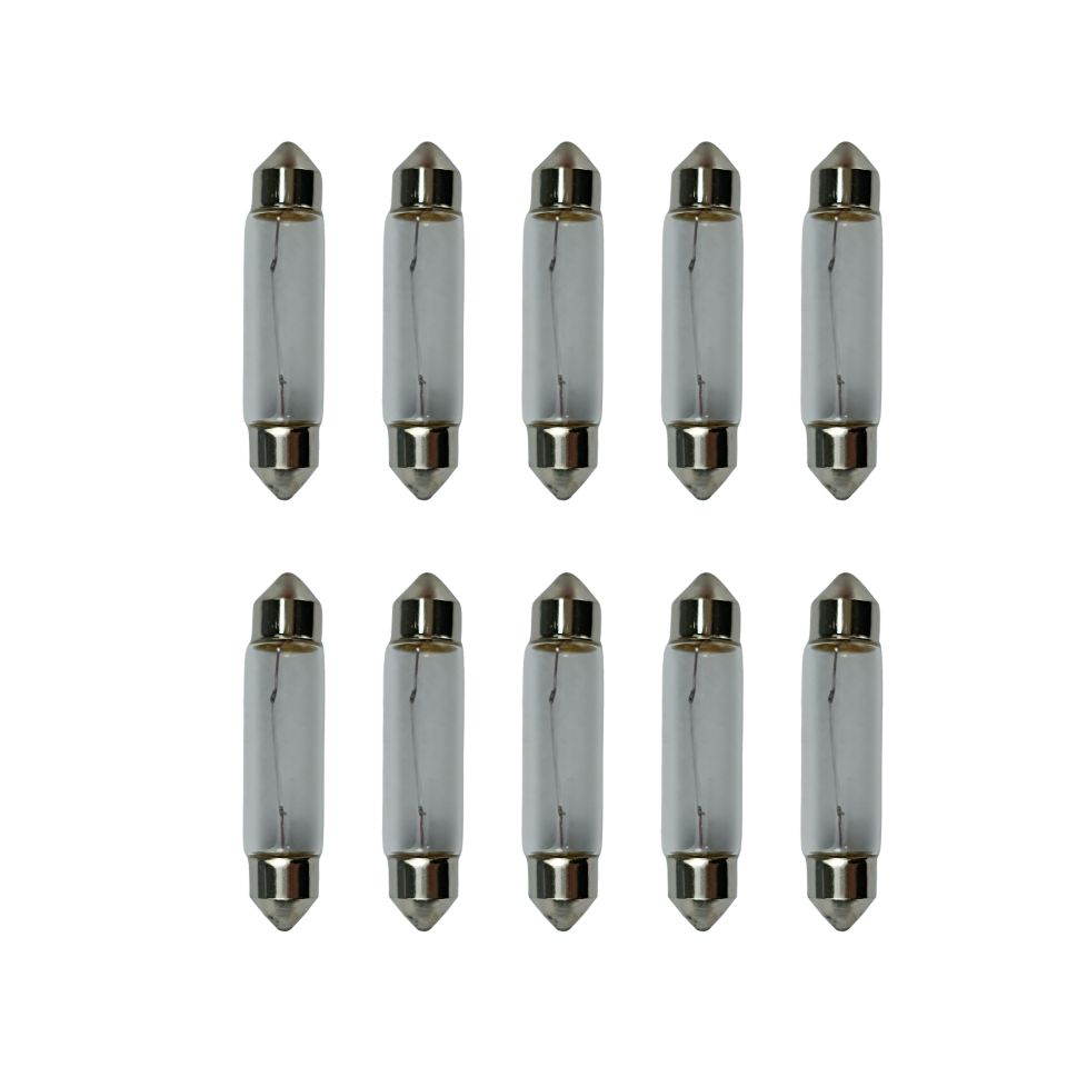 LAMPADA TORPEDO 44 MM 12V 10W COMUM CINOY CX C/10 UNID
