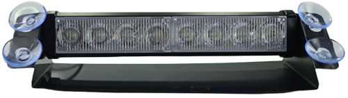 LANTERNA LED STROBO DE SEGURANCA BRANCO COM SUPOTE DE FIXACAO RAYX