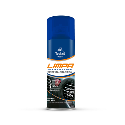 LIMPA AR CONDICIONADO TECBRIL GRANADA SPRAY CARRO NOVO 150ML/60G