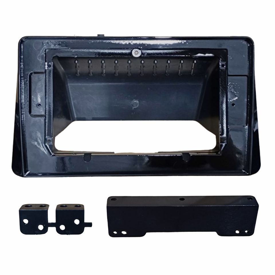 MOLDURA 10" MITSUSUBISHI ECLIPSE S-CROSS 2018/2019 PRETO FOSCO AIKON