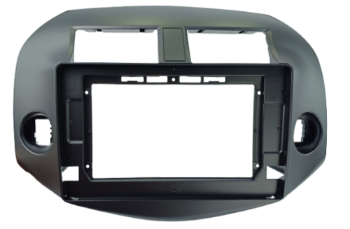 MOLDURA 10.1" TOYOTA RAV 4 2006 / 2013 PRETO FOSCO AIKON