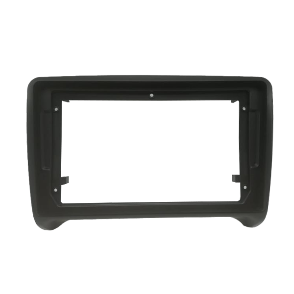 MOLDURA 2 DIN 9" AUDI TT 2006/2014 G2 PRETA CHINES