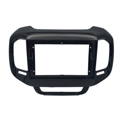 MOLDURA 2 DIN 9" FIAT TORO PRETO FOSCO CHINES FIAMON