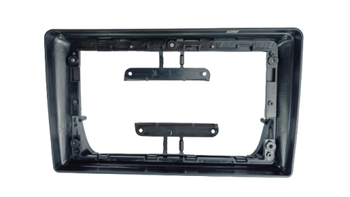 MOLDURA 2 DIN 9" KIA SORENTO 2013/14 CINZA AIKON
