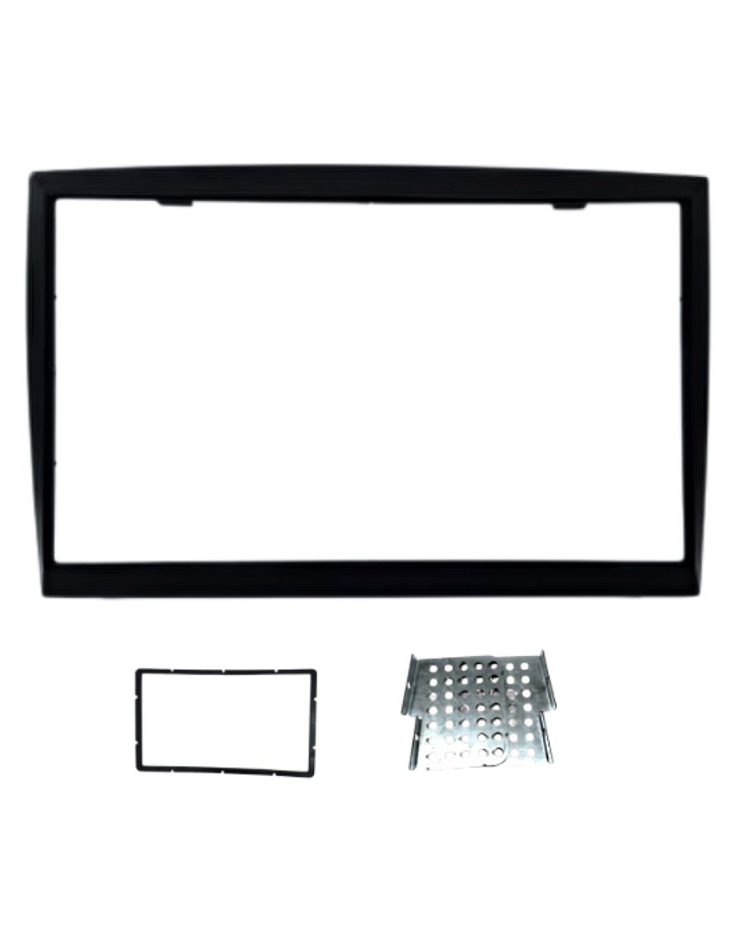 MOLDURA 6.8" E 7" RENAULT MEGANE DYNAMIQUE SEDAN E GRAND TOURCOM SUPORTE 2007/2013 PRETA FIAMON