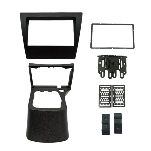 MOLDURA 7" CELTA G2 2006/2015 PRISMA 006/2012 (CONSOLE PRETA)