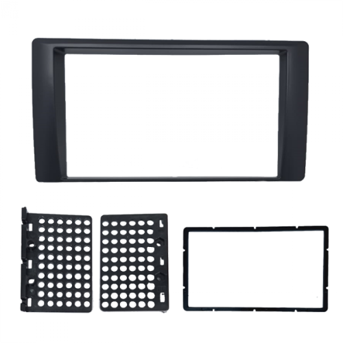 MOLDURA 7" CHEVROLET S10 PITBULL E BLAZER 2001/2011 GRAFITE FIAMON
